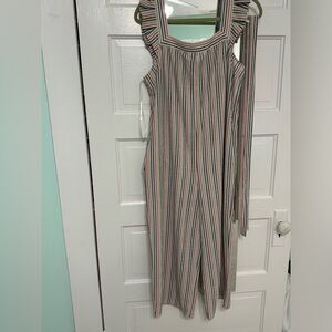 Monteau Los Angeles Americana striped jump suit